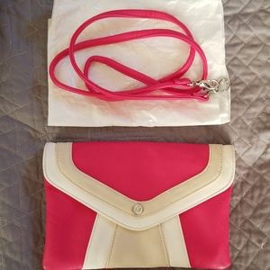 Grace Adele Pink Clutch